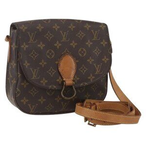 Authentic LOUIS VUITTON Monogram Saint Cloud GM Shoulder Bag M51242 LV